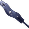Black Faux Leather Classic Posture Bondage Locking Neck Collar Single Buckle - Image 4