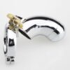 Screw Cap Stainless Steel Male Chastity Device Cock Cage Penis Cage Locking - Image 6