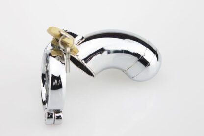 Screw Cap Stainless Steel Male Chastity Device Cock Cage Penis Cage Locking - Image 6