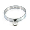 Steel Bondage Collar Metal Restraint BDSM Neck Slave Collar Two Sizes - Image 2