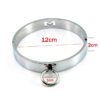 Steel Bondage Collar Metal Restraint BDSM Neck Slave Collar Two Sizes - Image 5