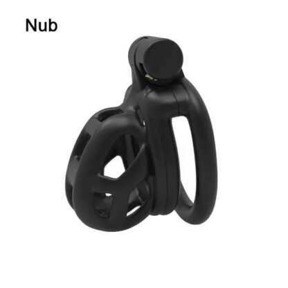 Resin Male Chastity Device Cobra Cock Cage Penis Sleeve With 4 Rings - Image 11