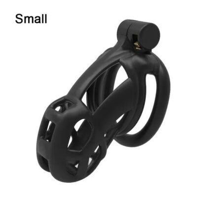 Resin Male Chastity Device Cobra Cock Cage Penis Sleeve With 4 Rings - Image 9