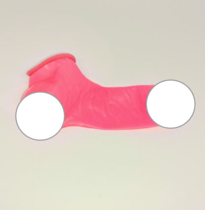 Mens Latex Penis Sleeve Condom Cock Ball Sheath Two Sizes 5 Colours - Image 6
