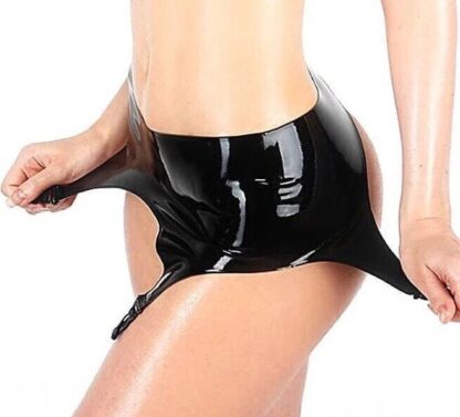 Latex Rubber Garter Suspender Belt 4 Strap Buckle