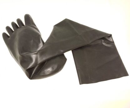 Long 40cm Black Latex Rubber Toe Socks Seamless Latex Socks Rubber - Image 7